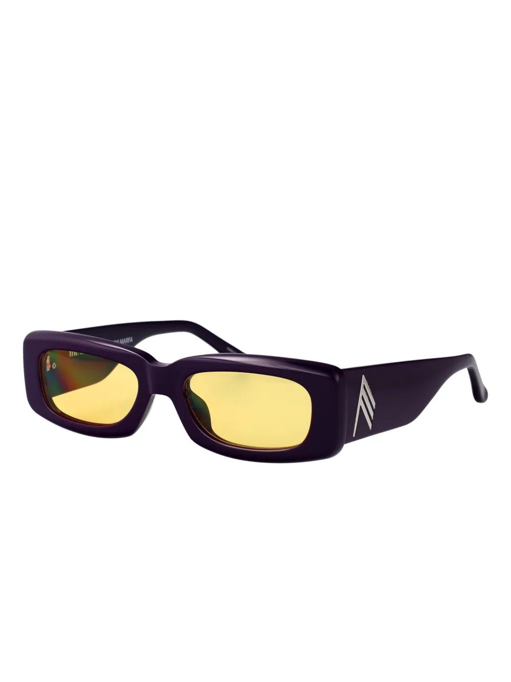 The Attico mini Marfa sunglasses - Zwart