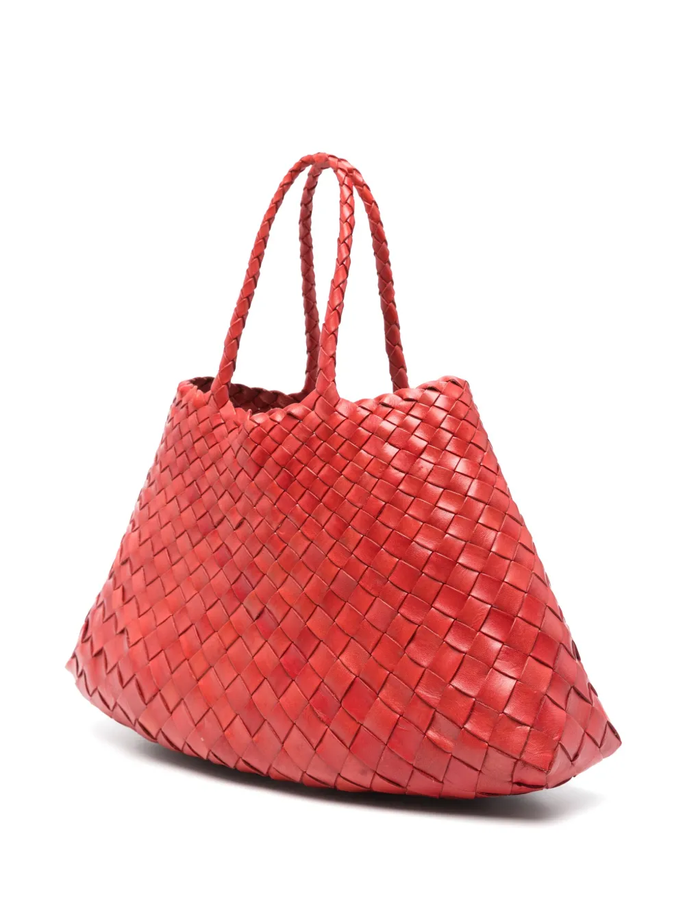 Dragon Diffusion Small Santa Croce Tote Bag In Red