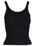 Nili Lotan ribbed tank top - Black