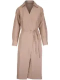 Vince wrapped dress - Neutrals