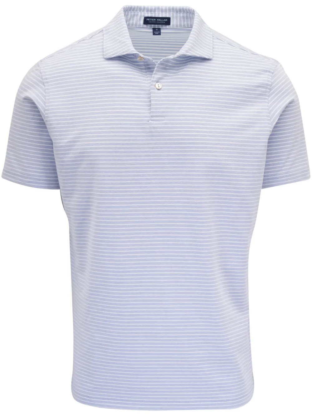 Peter Millar playera tipo polo con rayas estampadas | azul | Image 1