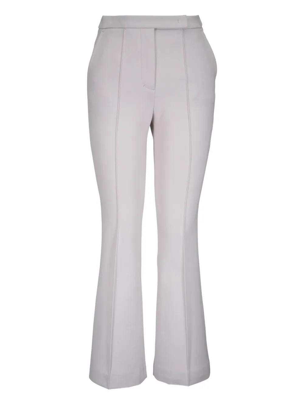 Dorothee Schumacher Pocket-detail Flared Trousers In Gray