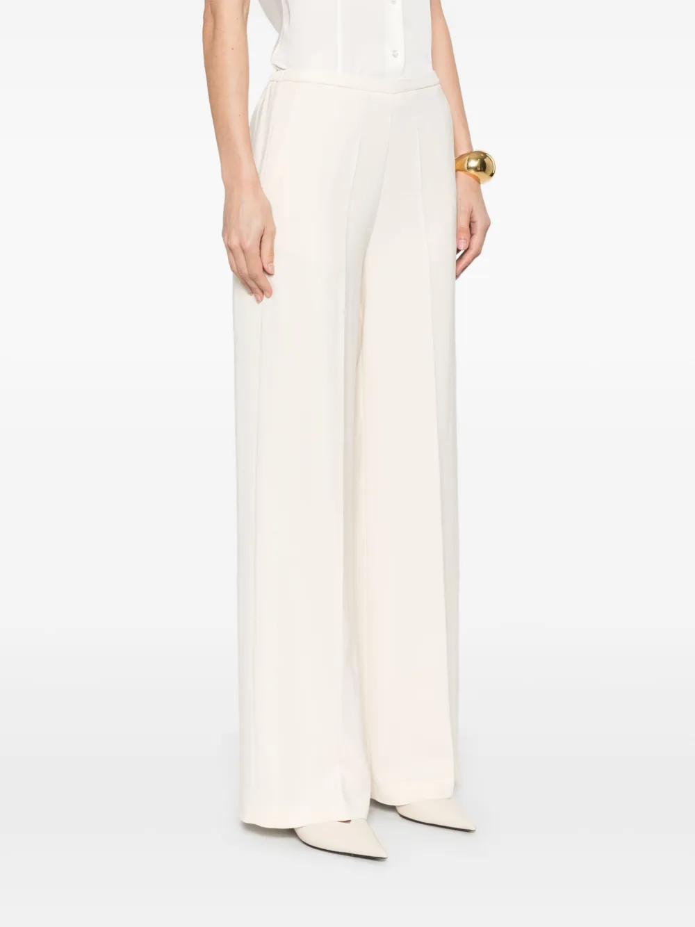 FORTE FORTE CREPE PALAZZO PANTS
