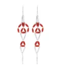 ISABEL MARANT beaded earrings - Orange