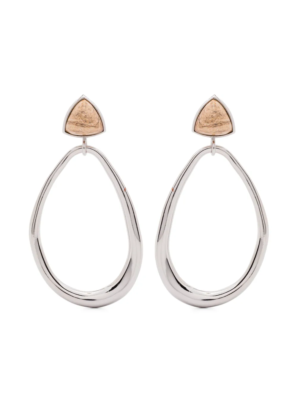 ISABEL MARANT aretes con detalle de piedra | plateado | Image 1