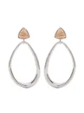 ISABEL MARANT stone-embellishment earrings - Silver