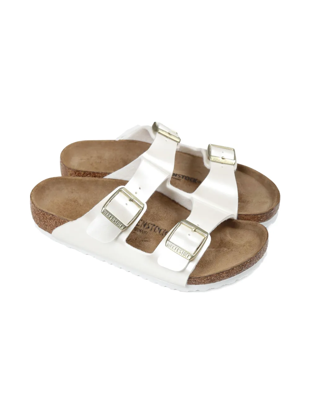 Birkenstock Kids Arizona sandalen Wit