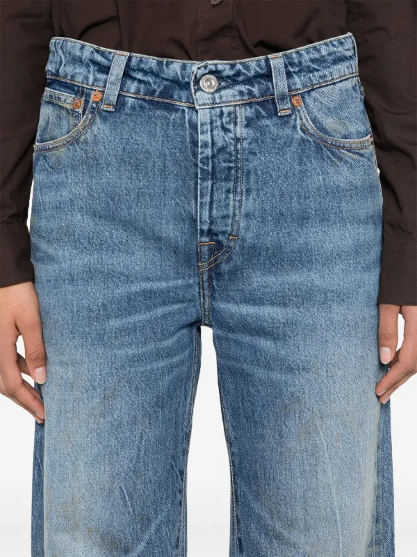 デニム・ジーパン Our Legacy \"Treble Cut\" Jeans Treble Cut Jean in Black Coated Wash