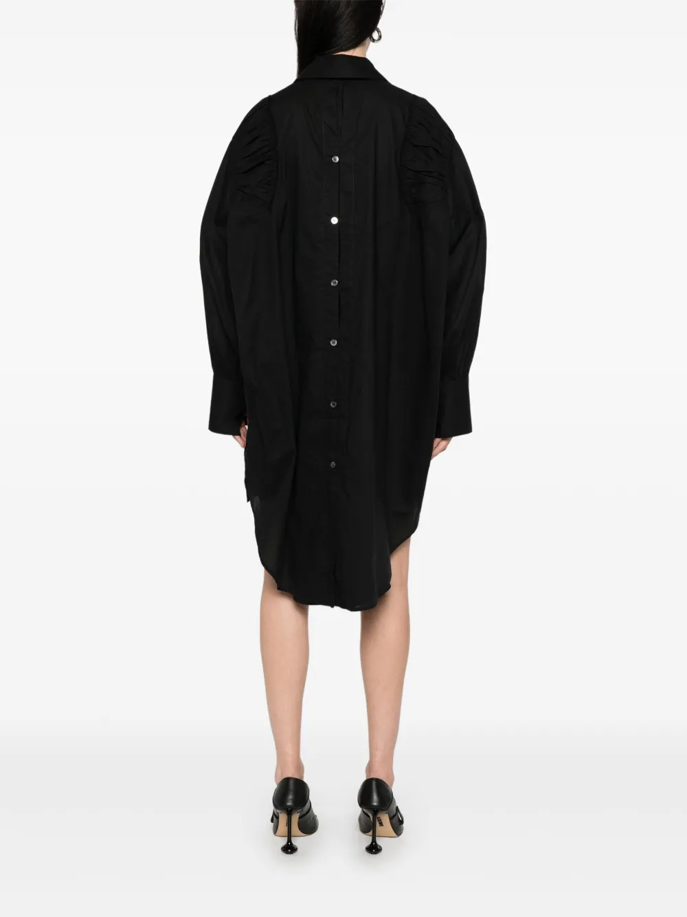 OUR LEGACY Gale mini-jurk Zwart