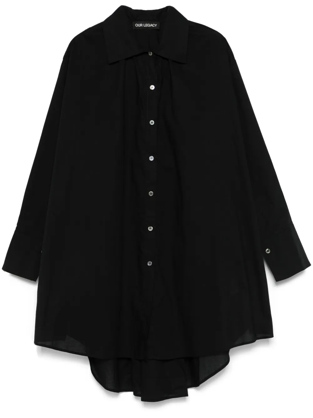 OUR LEGACY Gale mini-jurk Zwart