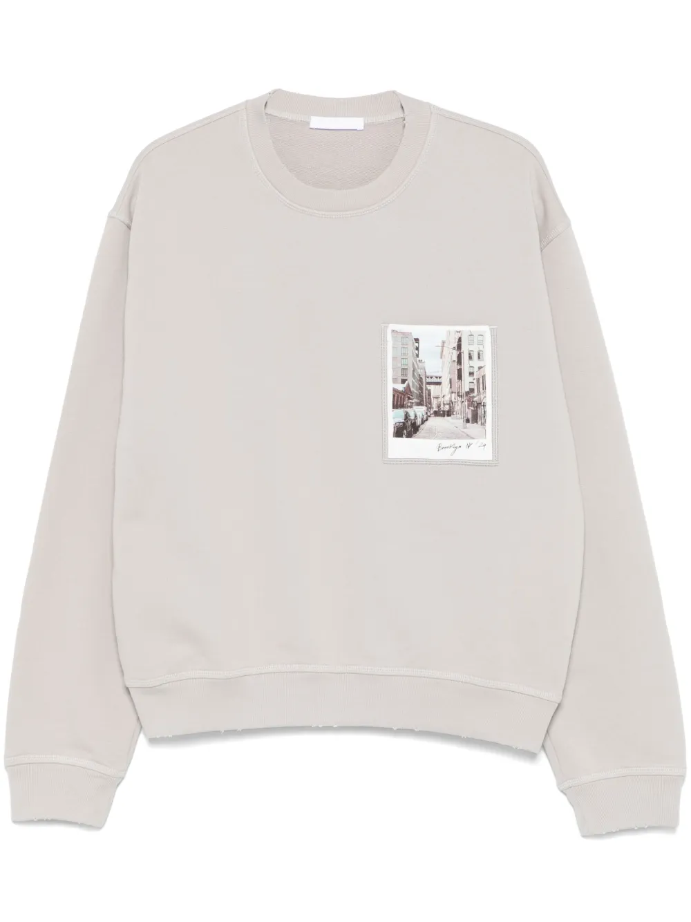 Helmut Lang Sweater met Dumbo-ansichtkaart Grijs