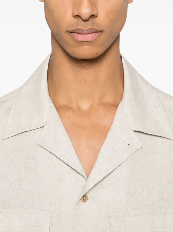 Briglia 1949 Giacca-camicia John Toni Neutri FARFETCH IT