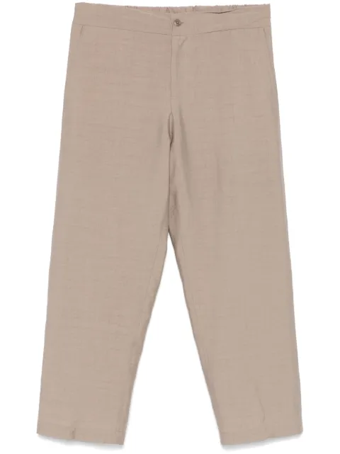 Costumein tapered trousers