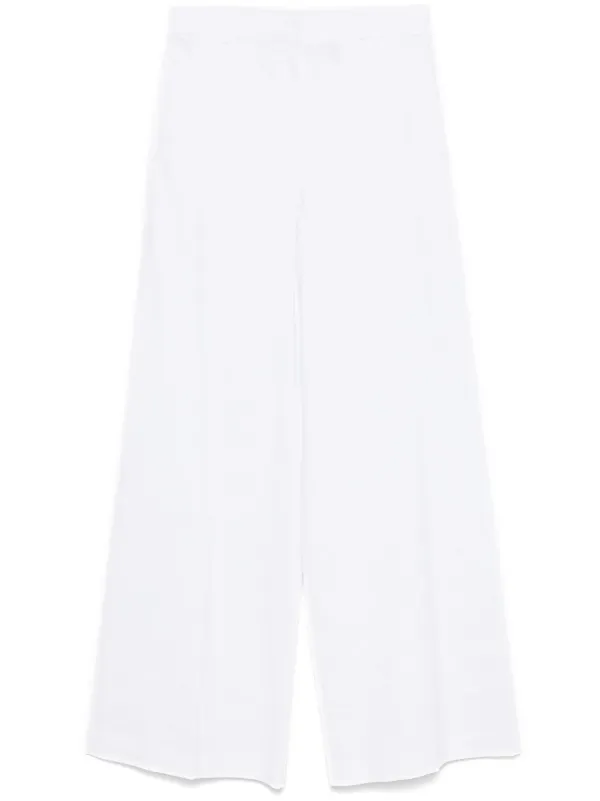 Theory Crinkled Trousers in White