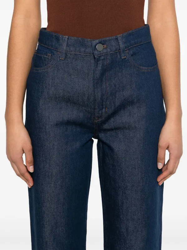 THEORY LUXE ストレートデニム ダークブルー New Denim | WOMEN（レディース）｜Theory 公式通販サイト
