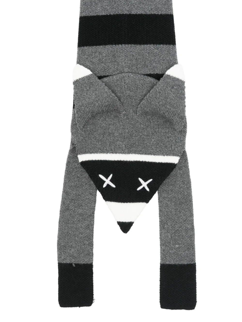Charles Jeffrey Loverboy Stropdas met dierenpatroon - Grijs