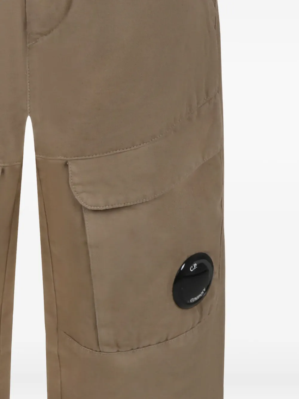 C.P. Company Kids Cargo broek met logo Beige