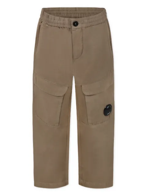 C.P. Company Kids pantalones cargo con logo