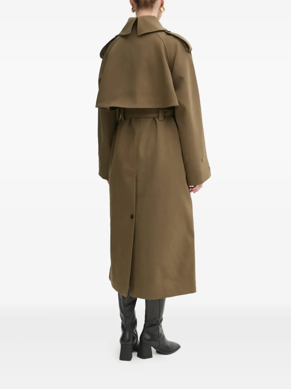 Day Birger Et Mikkelsen Lynn Belted Trench Coat In Green