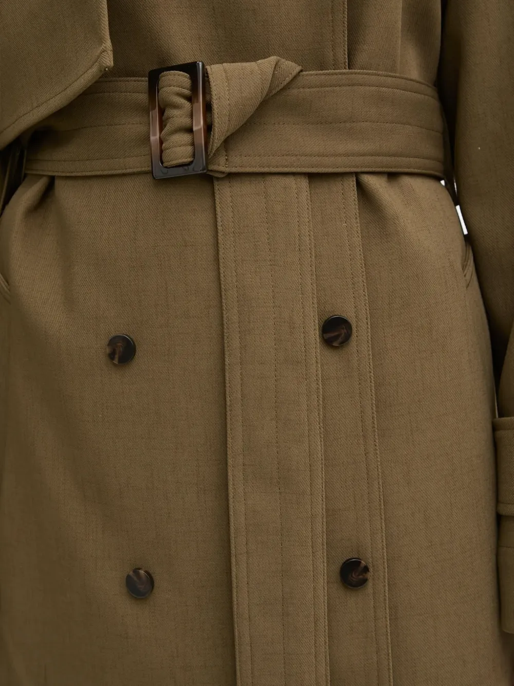 Day Birger Et Mikkelsen Lynn Belted Trench Coat In Green