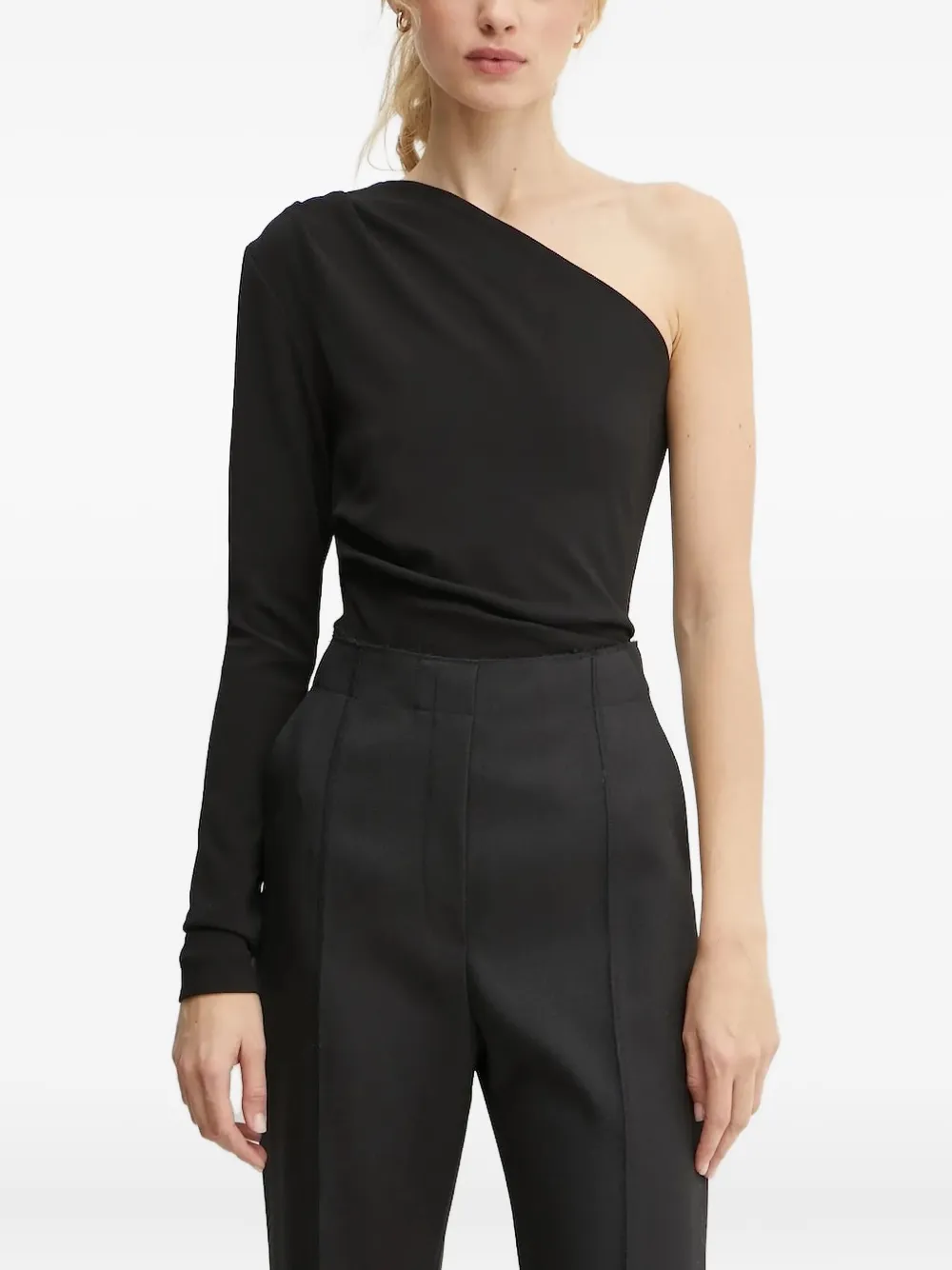Day Birger Et Mikkelsen one-shoulder long-sleeved top | Black | Image 1