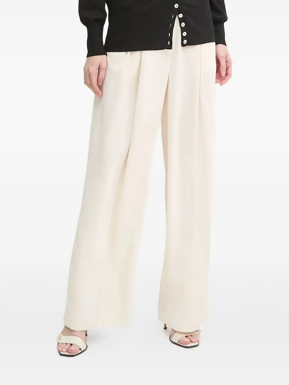 Day Birger Et Mikkelsen pleated high-waisted trousers | Neutrals | Image 1
