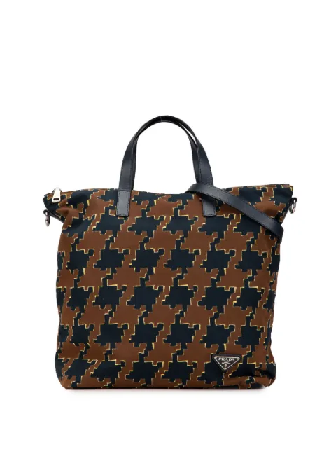 Prada Pre-Owned 2013-2024 Tessuto Stampato satchel