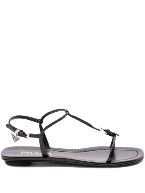 Prada sandalias con tira entre los dedos