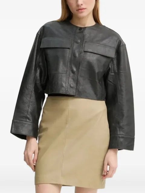 Day Birger Et Mikkelsen Malik cropped leather jacket