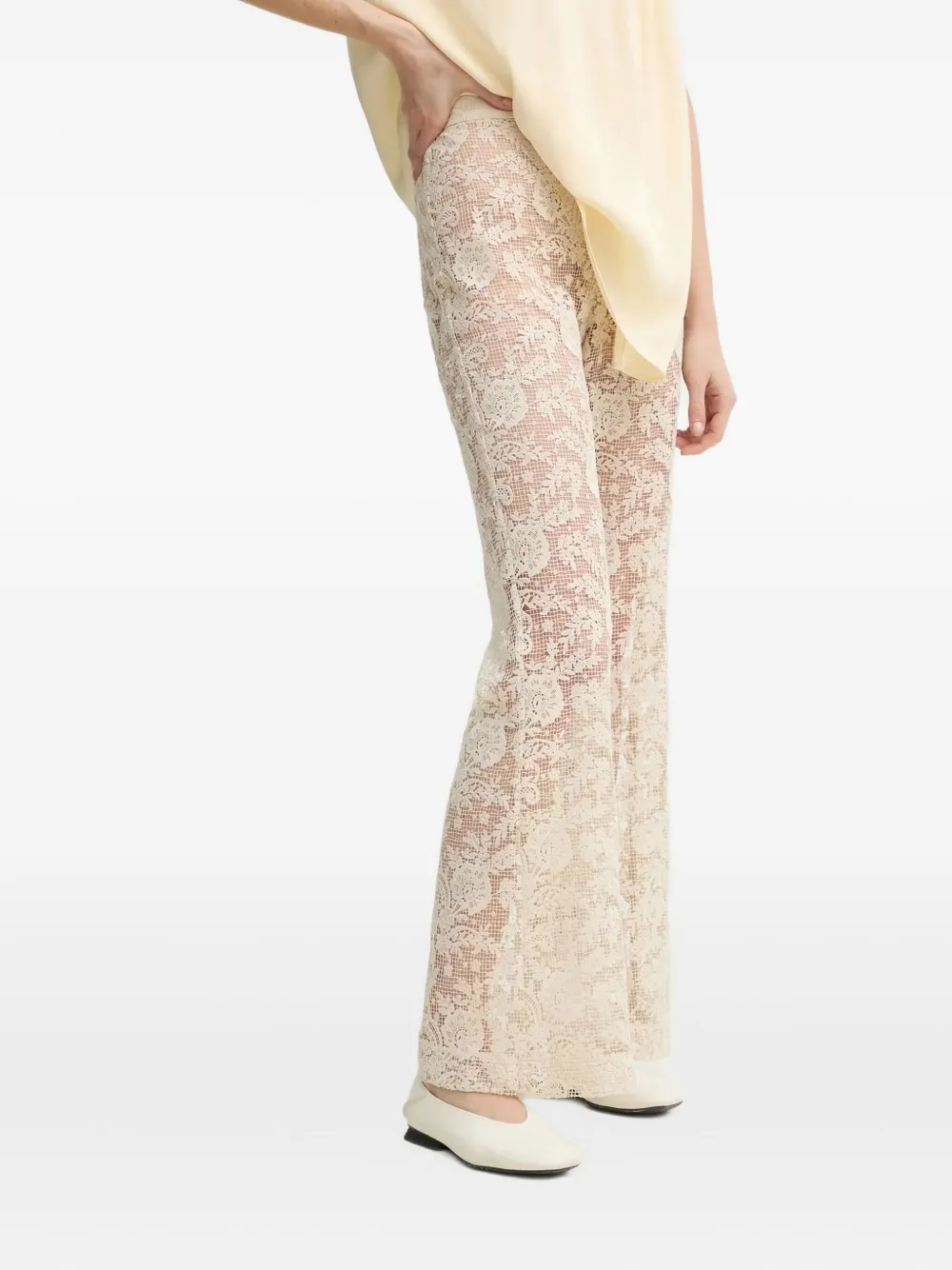 Day Birger Et Mikkelsen lace-pattern trousers | Flared & Bell-Bottom Pants | Image 2