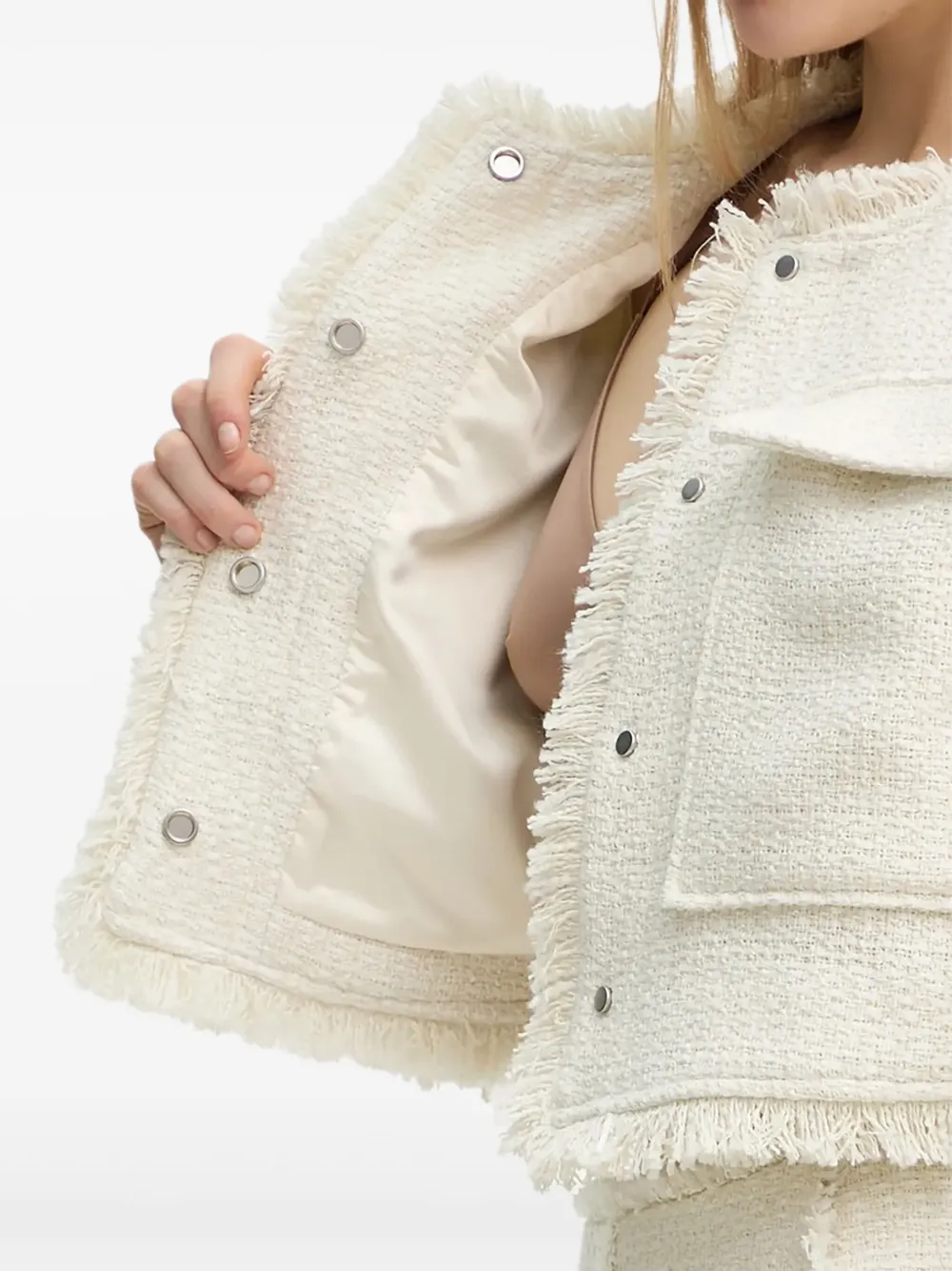 Day Birger Et Mikkelsen Jack met franje Beige