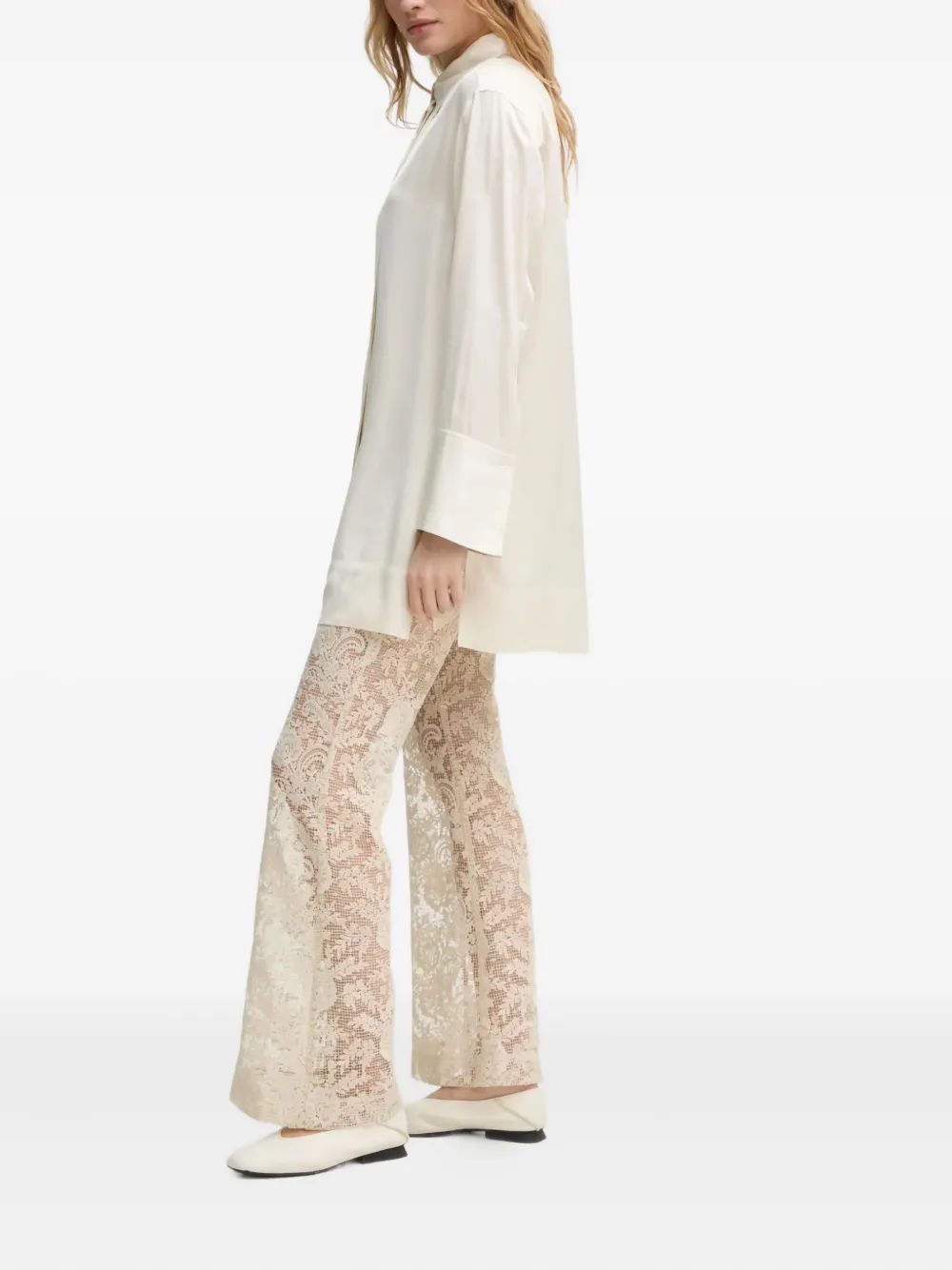 Day Birger Et Mikkelsen Long-sleeve Shirt In White