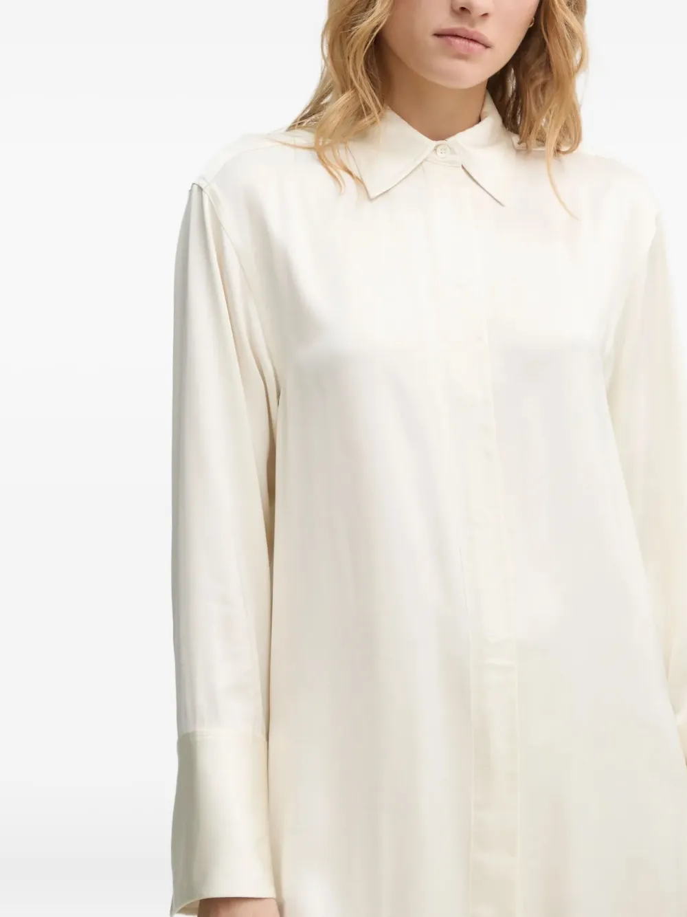Day Birger Et Mikkelsen Long-sleeve Shirt In White