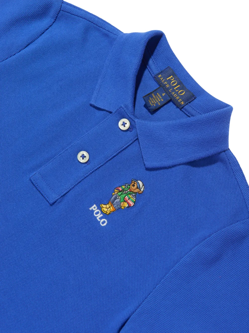 POLO RALPH LAUREN KIDS Poloshirt met geborduurd logo Blauw