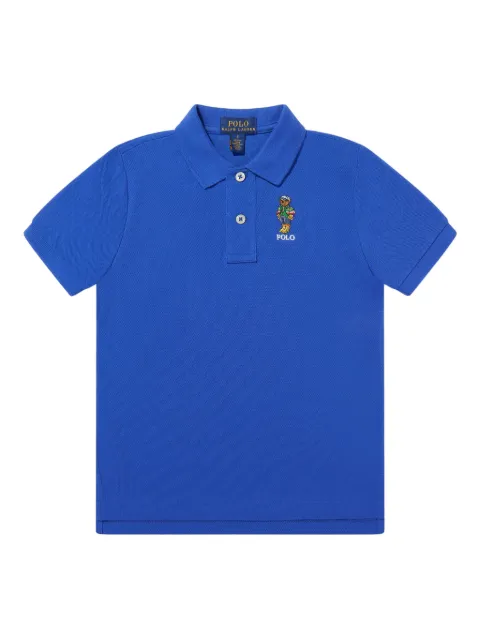 POLO RALPH LAUREN KIDS logo-embroidered polo shirt
