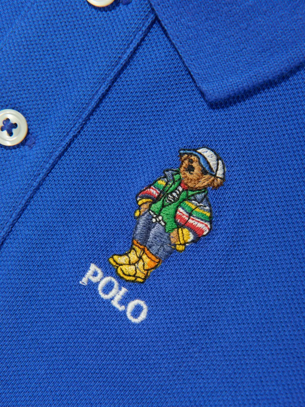 POLO RALPH LAUREN KIDS Poloshirt met geborduurd logo Blauw