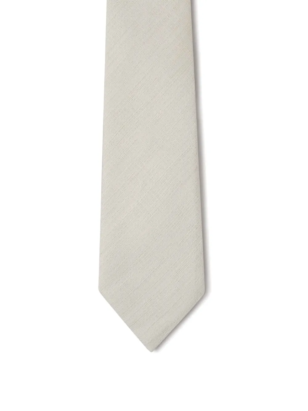 Zegna corbata de seda texturizada | neutro | Image 1