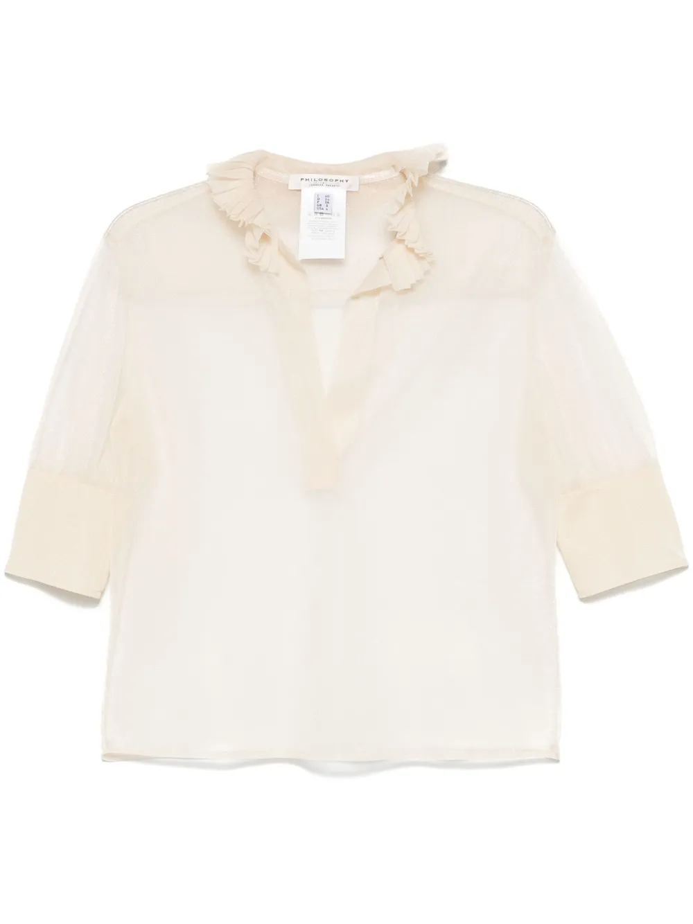 Philosophy Di Lorenzo Serafini sheer top