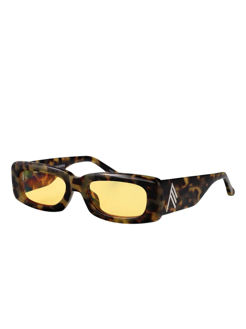 The Attico mini Marfa sunglasses - Bruin