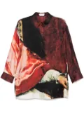 Alexander McQueen silk shirt - Red