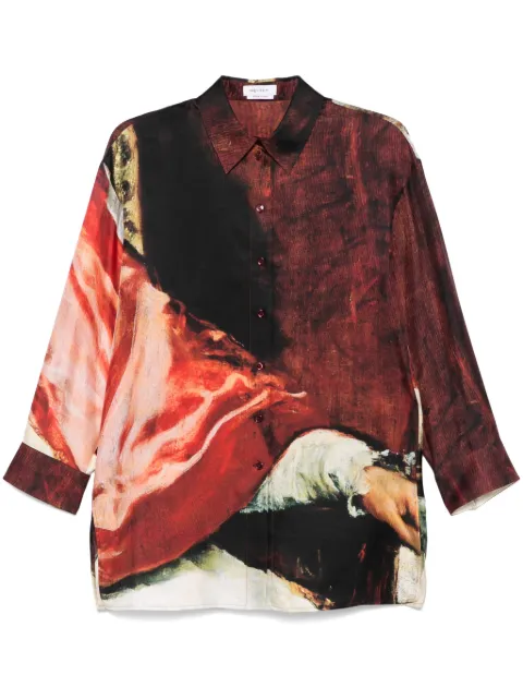 Alexander McQueen camisa de seda