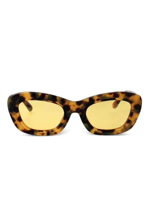 The Attico Raina Sunglasses in Yellow