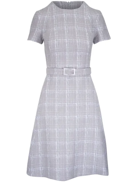 Kiton vestido de tweed con motivo de cuadros