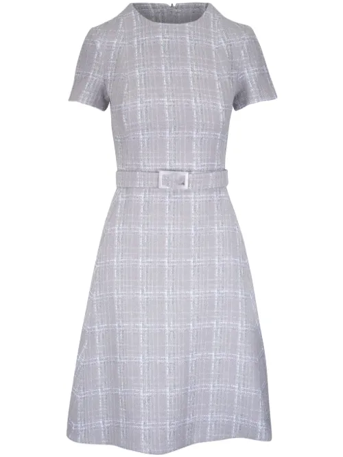 Robe en tweed à carreaux - Kiton - Modalova