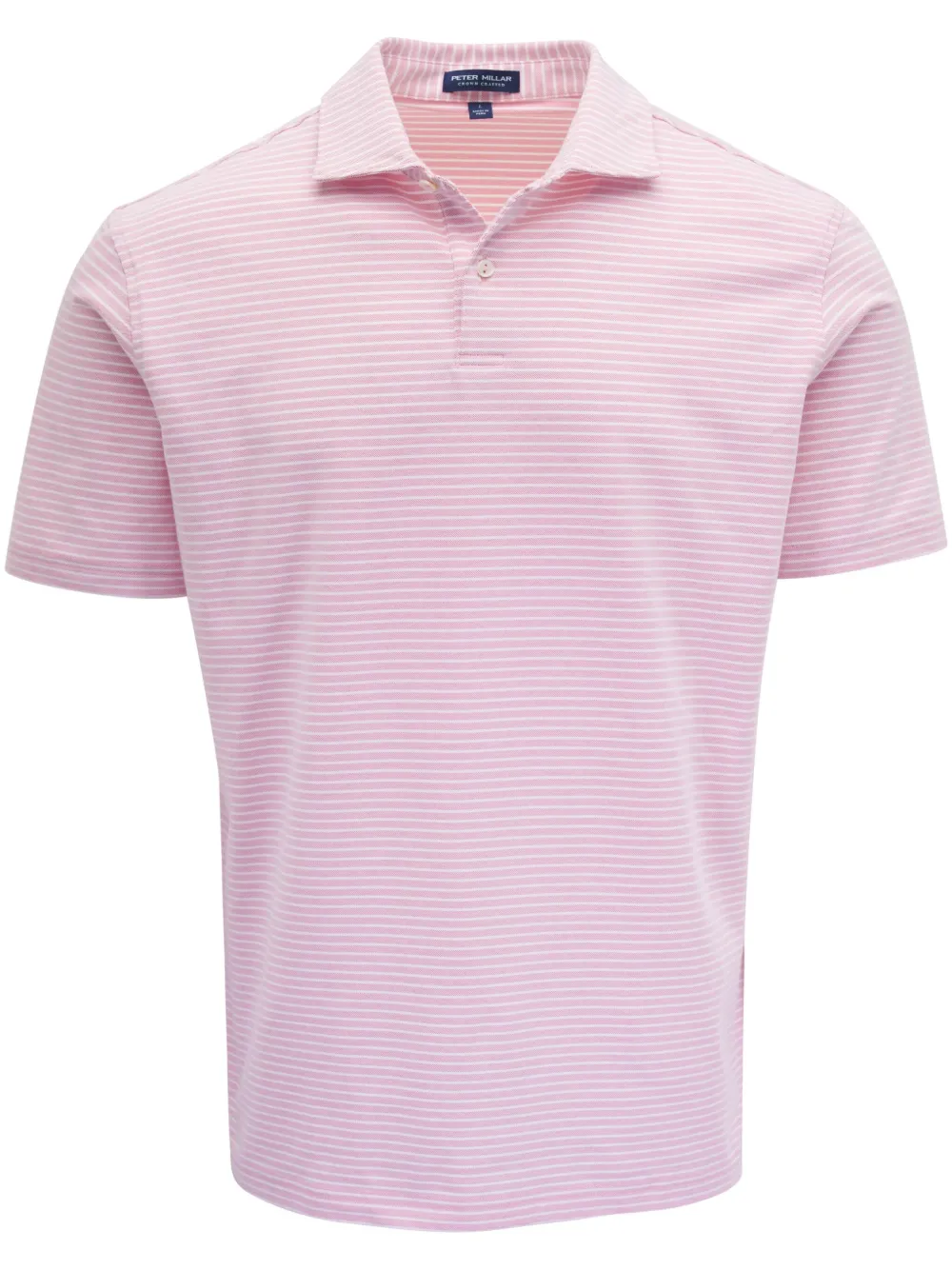 Peter Millar striped polo shirt | Pink | Image 1