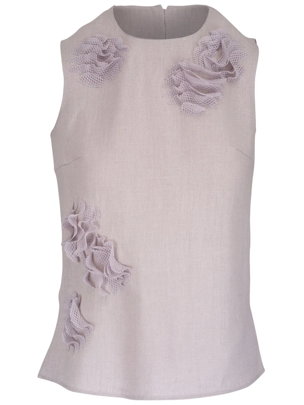 floral-print vest