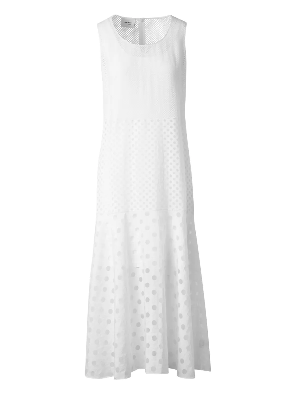 polka dot tiered dress