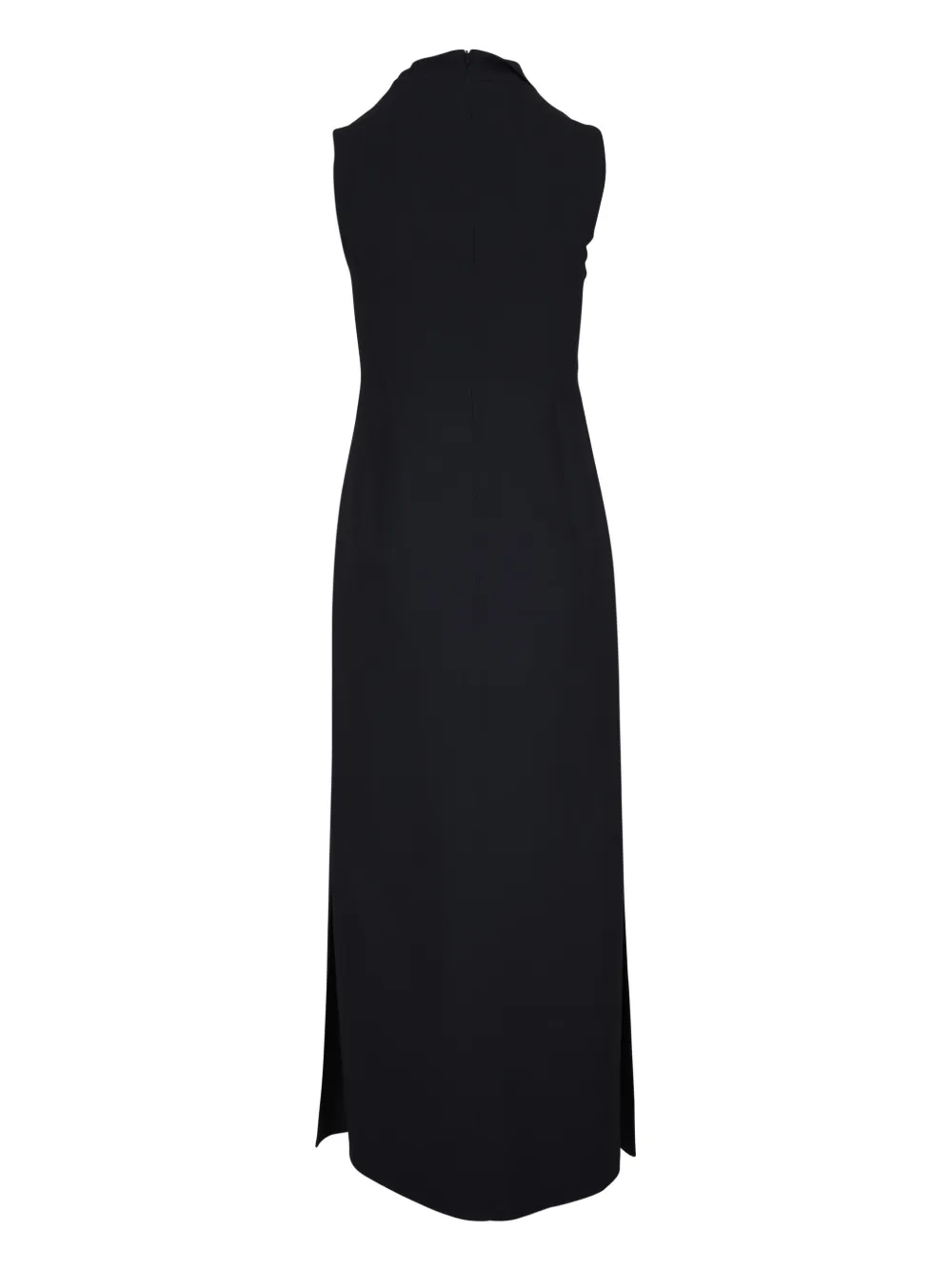 Akris Mouwloze maxi-jurk - Zwart