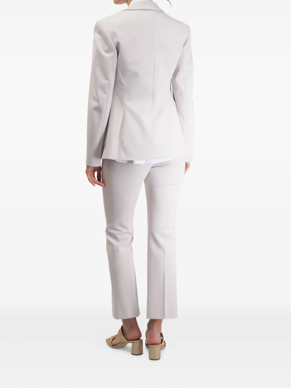 Dorothee Schumacher Patch-pocket Button Blazer In Neutral