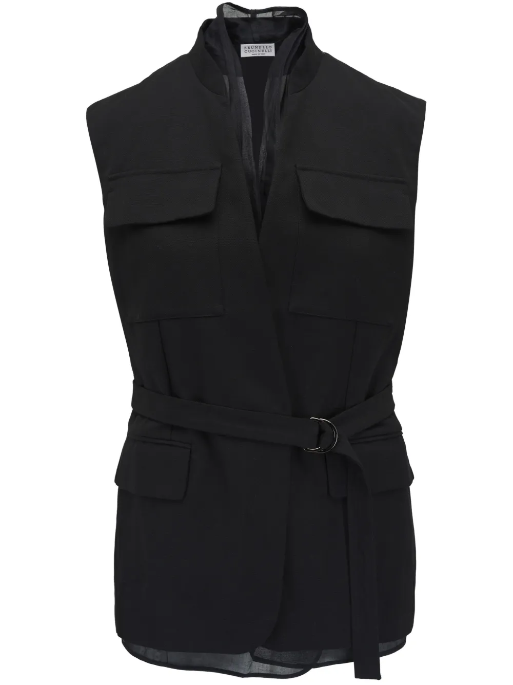 Brunello Cucinelli cotton gilet | Black | Image 1